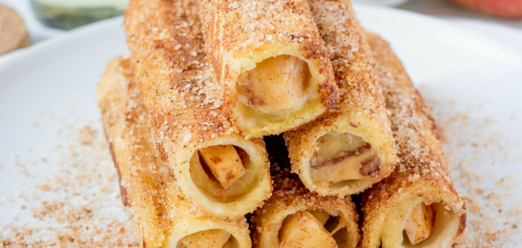 Apple Pie French Toast Roll Ups