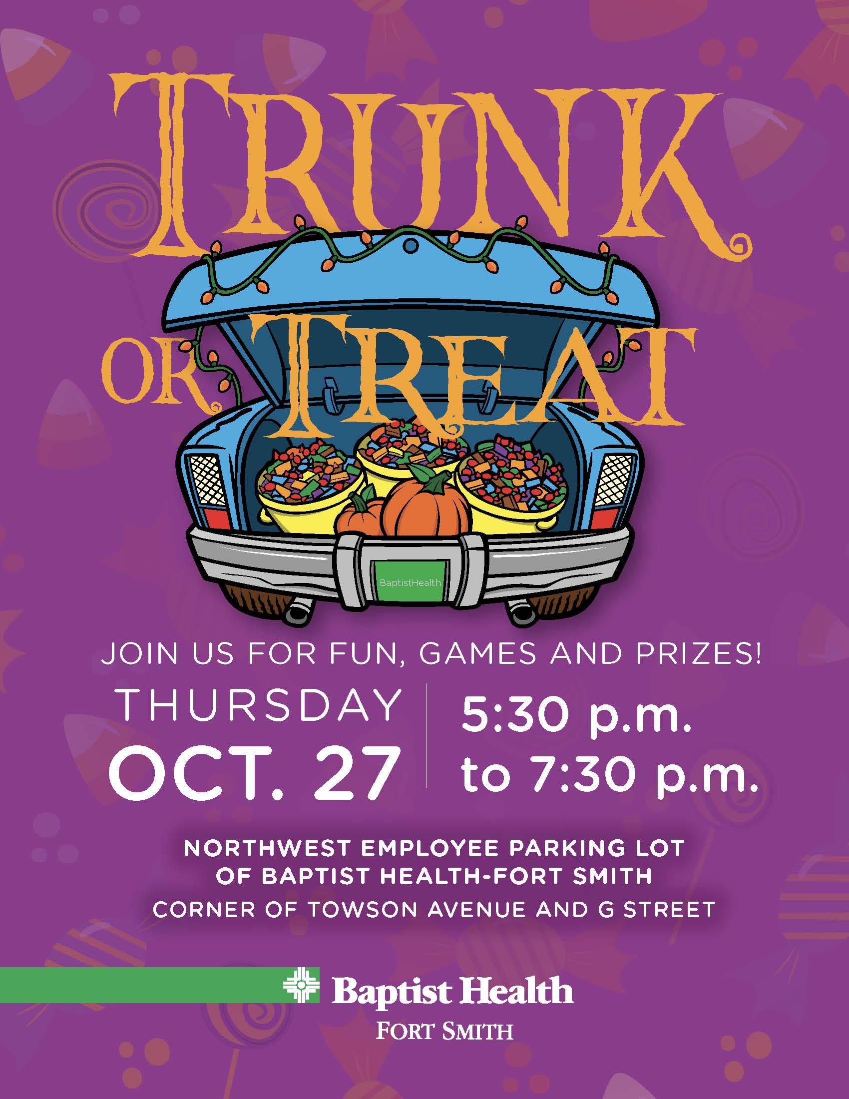 Baptist Health-Fort Smith to Host Trunk or Treat on Oct. 26