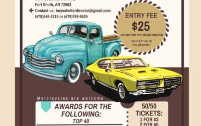 Fort Smith Boys Home Announces Annual Car Show & Silent Auction