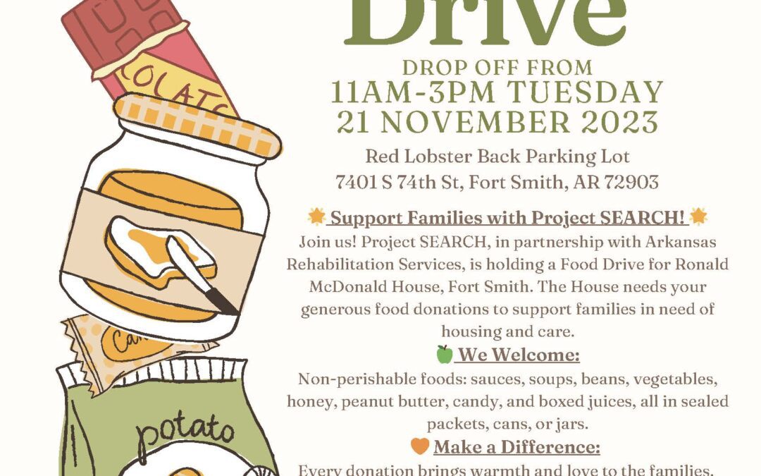 Food Drive to Benefit Ronald McDonald House in Fort Smith