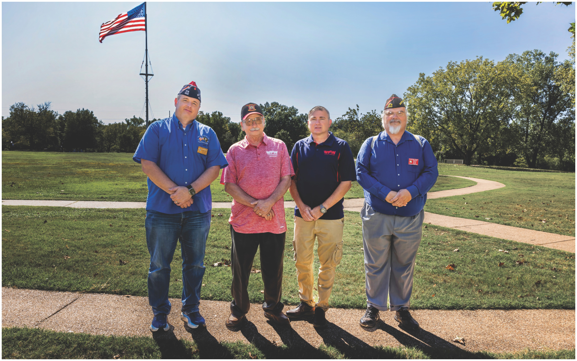 Veterans of Robert Jack VFW Post 1322 at Fort Smith National Historic Site