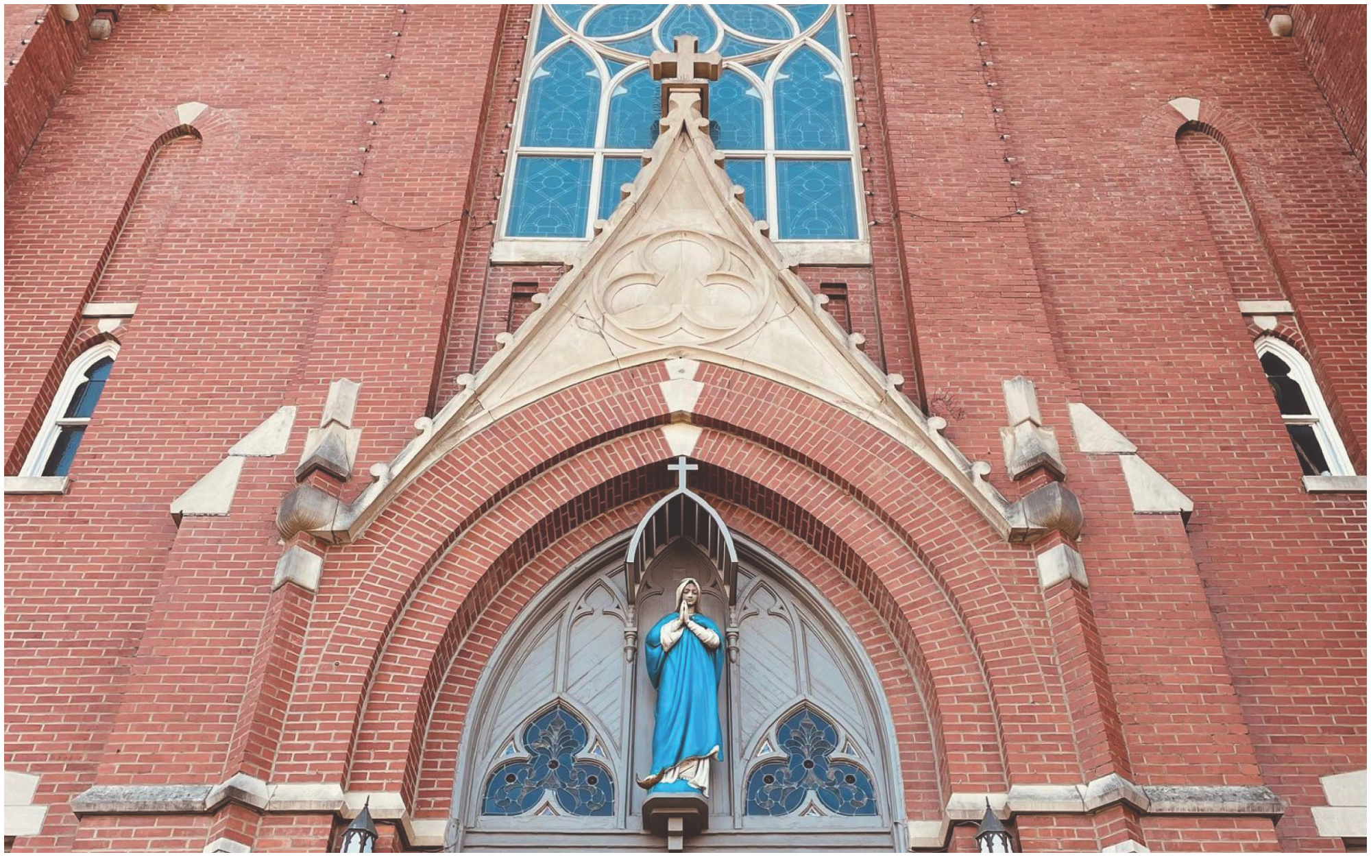 Exterior of Immaculate Conception Church in Fort Smith.