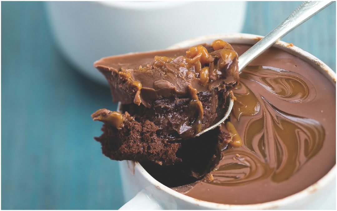 Salted Caramel Chocolate Mug Cake